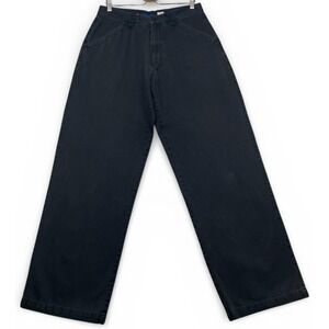 Vintage Anchor Blue Pants Black 32x31 Black Beyond Baggy Wide Leg Y2K Skater